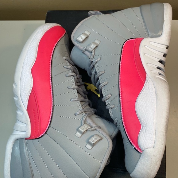 🔥NIKE JORDAN RETRO ‘WOLF GREY RACER PINK’ SIZE 6.5 WMNS 5 YOUTH 510815-060 - Picture 5 of 8